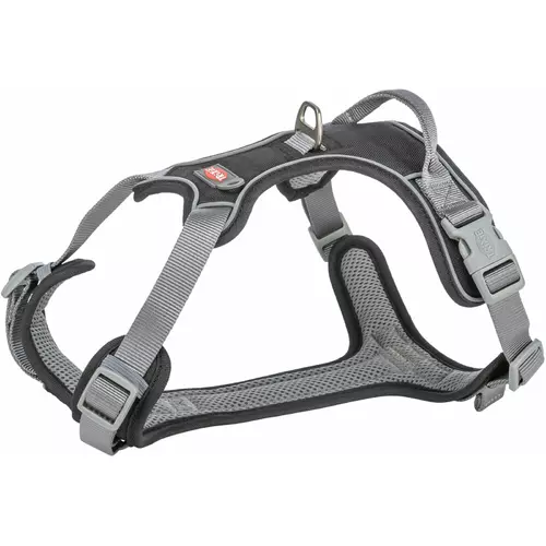 Premium Active, szelki, dla psa, czarne, M-L: 60-75cm/25mm