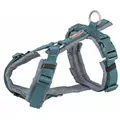 Premium trekking, szelki, dla psa, petrol/grafit, S-M: 44-53cm/20mm