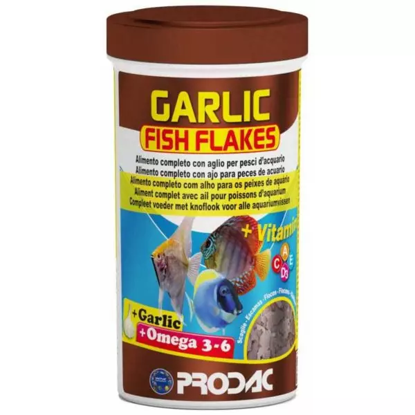 Prodac Garlic Fish Flakes 250ml 50g