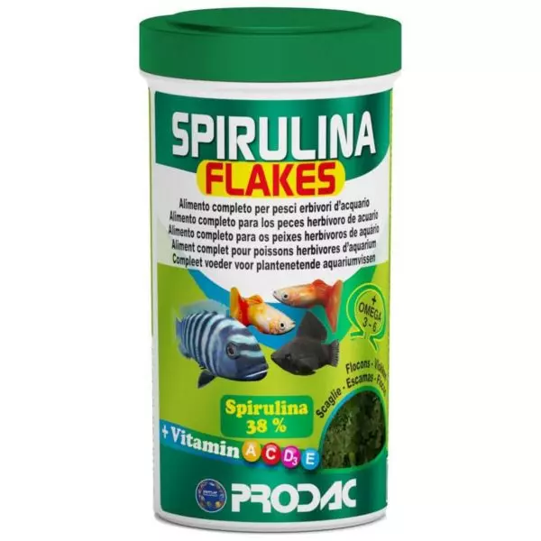Prodac Spirulina Flakes 250ml 50Gr