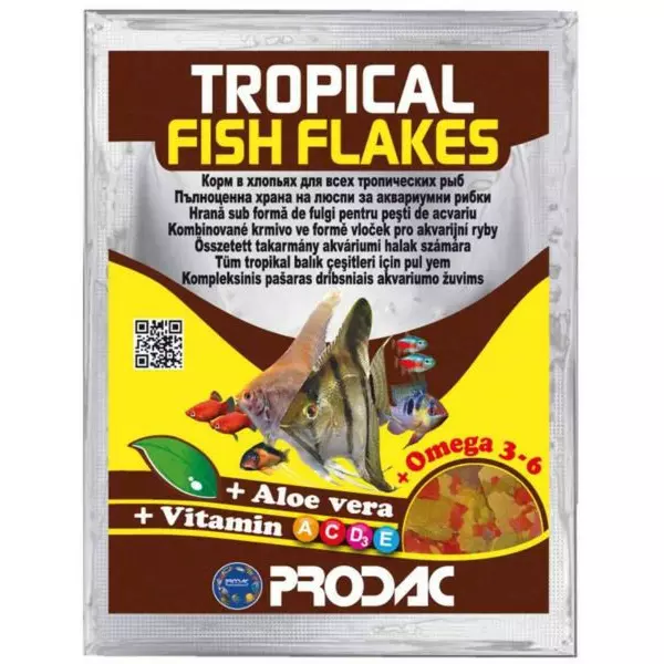 Prodac Tropical Fish Flakes 12g In Pouch