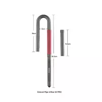 Przed�u�ka do Chihiros Metal Jet Pipe Inflow M PRO [12/16mm] (AQ)