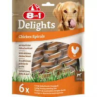 Przysmak dla psa 8in1 Delights Chicken Spirals