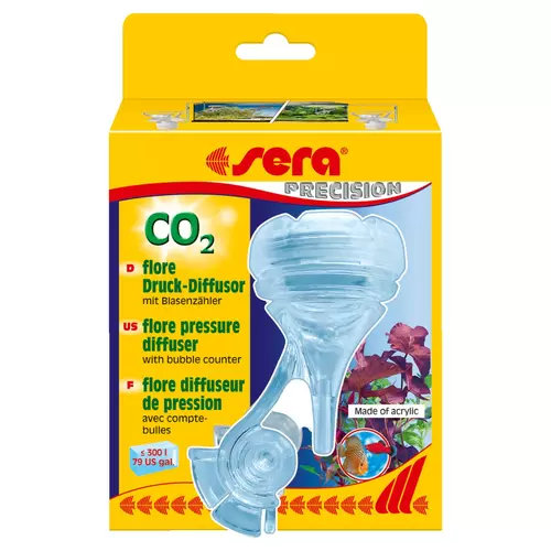 Sera CO2 dyfuzor ci�nieniowy z licznikiem b�belk�w