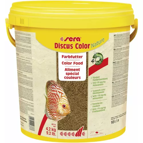 sera Discus Color Nature 4,2kg/10l, granulat - pokarm dla piel�gnic