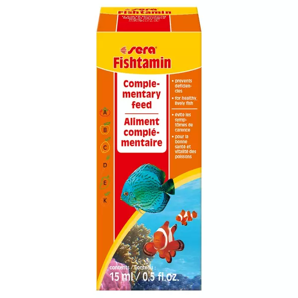 Sera fishtamin [15ml] – witaminy dla ryb
