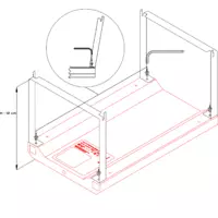 Skylight Edge Holder Hyperbar - uchwyt kraw�dziowy do monta�u lampy Hyperbar FS/FM/FL
