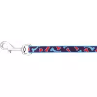 Smycz fiolet serca/ko�� 2.0cm S113