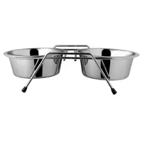 Stojak MM40 druciany + 2 miski 14cm