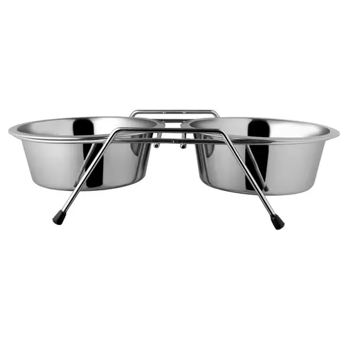 Stojak MM42 druciany + 2 miski 21cm