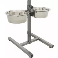 Stojak Regulowany Z Miskami 2x1.8l