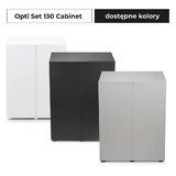 Szafka Optiset 130 Bia�a