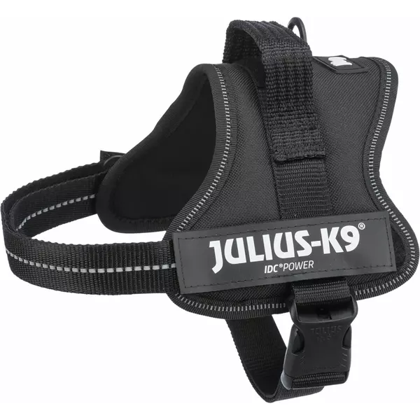 Szelki Julius-K9 , Mini-Mini/S: 40-53cm,czarne