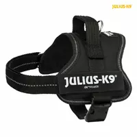 Szelki Julius-K9, Mini S/M: 51-67cm, czarne