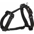 Szelki Premium, L: 60-80cm/25mm, czarne