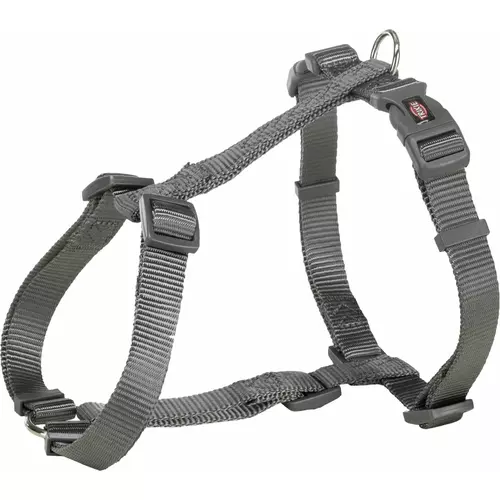 Szelki Premium, S-M: 42-60cm/15mm, grafit