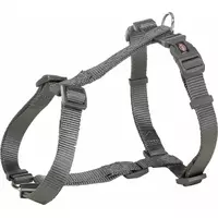 Szelki Premium, XS-S: 30-44cm/10mm, grafit