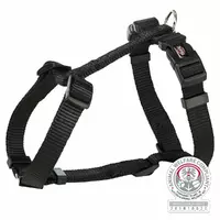 Szelki Premium, XXS-XS: 20-30cm/10mm, czarne