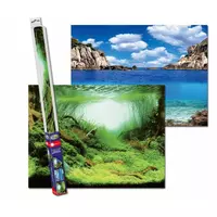 T�o dwustronne Aqua Nova ro�liny + ocean [150x60cm]