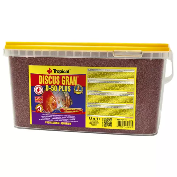 Tropical Discus Gran D-50 Plus [5L/2.2KG]-Wiaderko/granulat