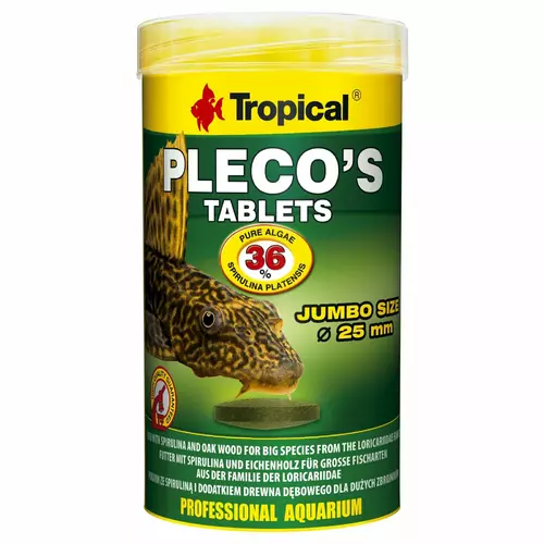 Tropical PlecoS Tablets [250ml/135G Ca.48 Szt.]-tabletki