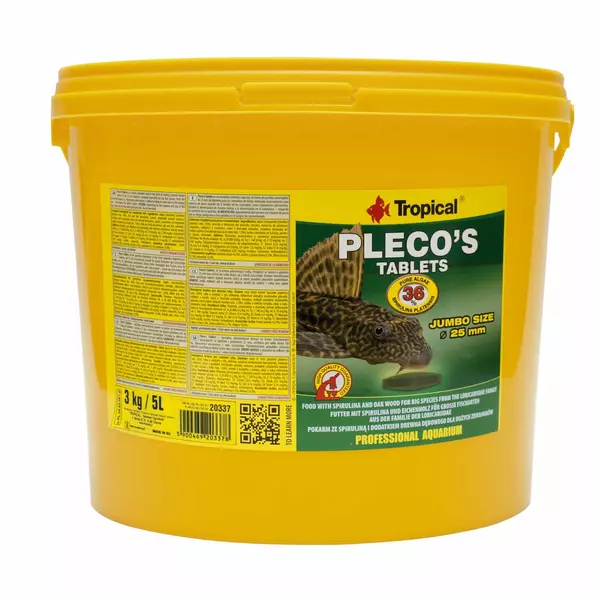 Tropical PlecoS Tablets [5l/3kg]-wiaderko/tabletki