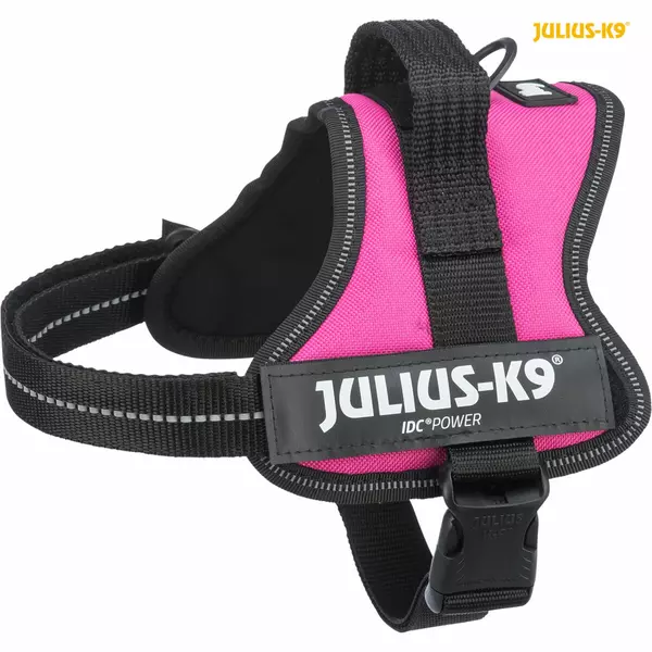 Uprz�� Julius-K9, Mini-Mini/S: 40-53cm, fuksja