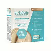 Veterinary Solutions Weight Control kurczak i tilapia mus 8x80g