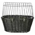 WIKLINOWY KOSZYK DO ROWERU  50x41x35cm CZARNY