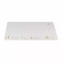 Xmas Mata pod miski, be�owa, 44x28cm
