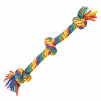 Zabawka sznur, dla psa, wielokolorowy, 45cm