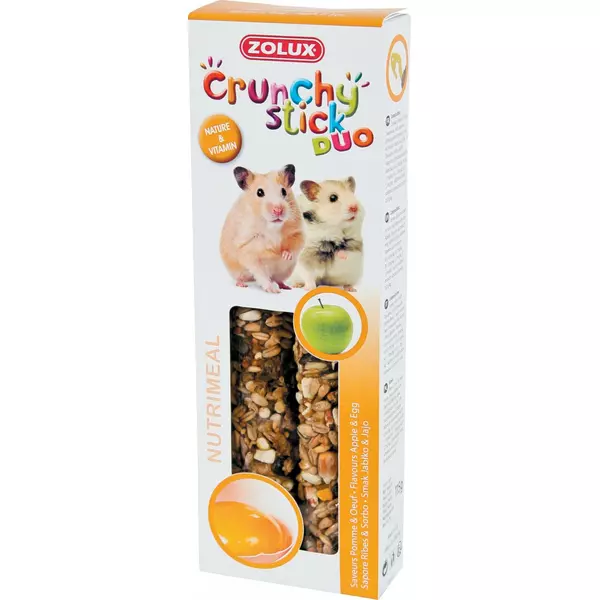 ZOLUX Kolba Crunchy Stick chomik jab�ko/jajko 115g