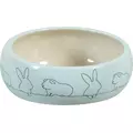 ZOLUX Miska ceramiczna dla gryzonia przeciw chlapaniu COSY 250ml niebies