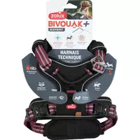 ZOLUX Szelki dla psa BIVOUAK S czerwone